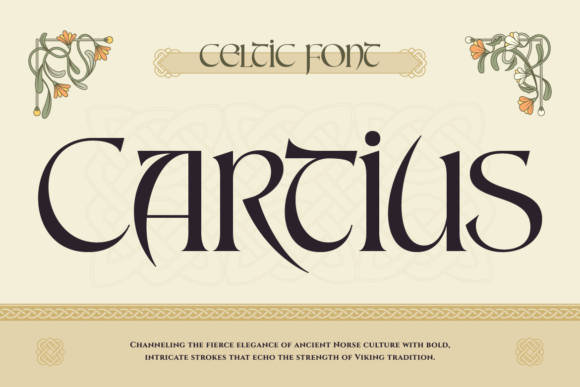Cartius: Ancient Norse Spirit in a Modern Font