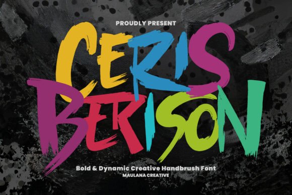 Ceris Berison: The Bold Handbrush Font for Impactful Design