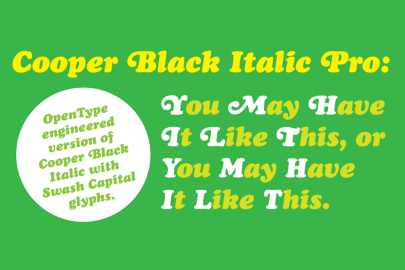 Cooper Black Pro: A Bold, Authentic Typeface for Modern Design