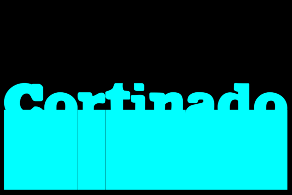 Cortinado: A Mixed Font Style for Modern Design