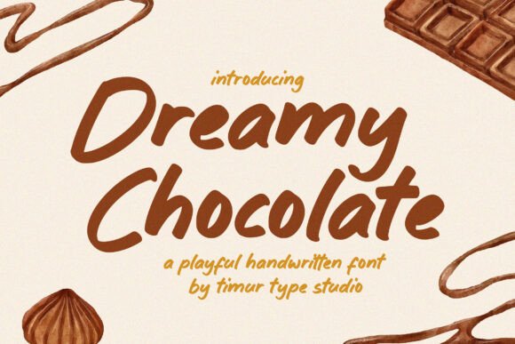 Dreamy Chocolate: A Sweet Handwritten Typeface
