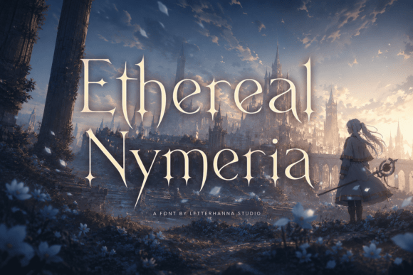 Ethereal Nymeria: Where Gothic Elegance Meets Type