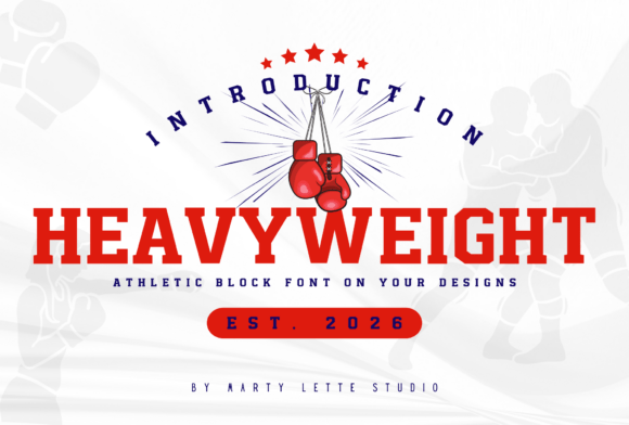 Heavyweight: The Bold Athletic Block Font for Strong Designs