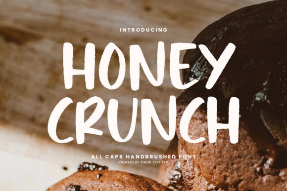 Honey Crunch: A Playful Handbrushed Font for Creative Projects