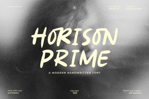 Horison Prime: A Bold Handwritten Font for Modern Design