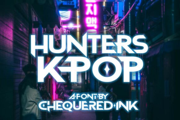 Hunters K-Pop: Your Next Bold Display Typeface