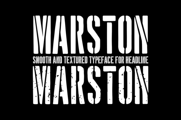 Marston: A Bold Typeface with Vintage Strength