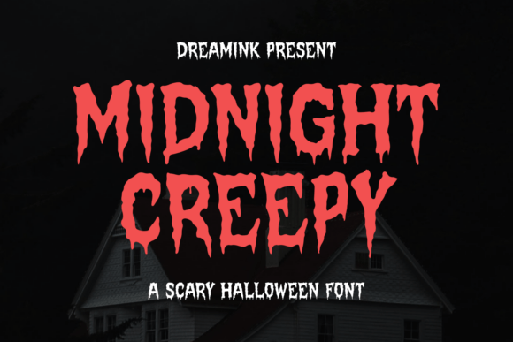 Midnight Creepy: The Ultimate Halloween Font for Horror Designs