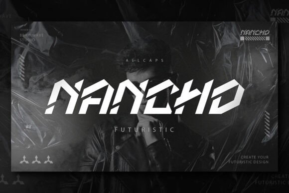 Nancho: The Cyberpunk Display Font for Bold Design