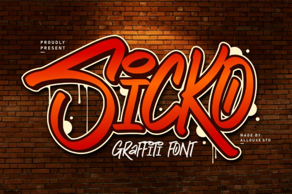 Sicko: The Edgy Graffiti Font for Bold Branding