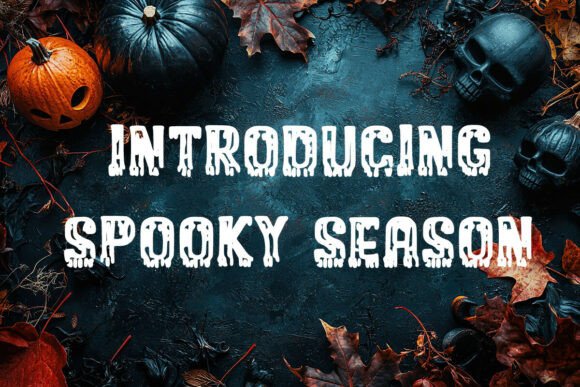 Spooky Season Font: A Captivating Typeface for Creative Projects