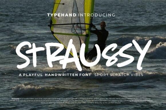 Straussy: A Bold Handwritten Font for Modern Design